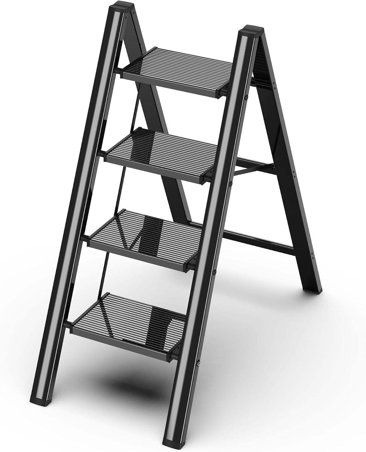 Thumbnail 6 de GameGem 2-Stufen Leiter: Klappbarer Tritthocker aus Aluminium, Tragkraft 150 kg