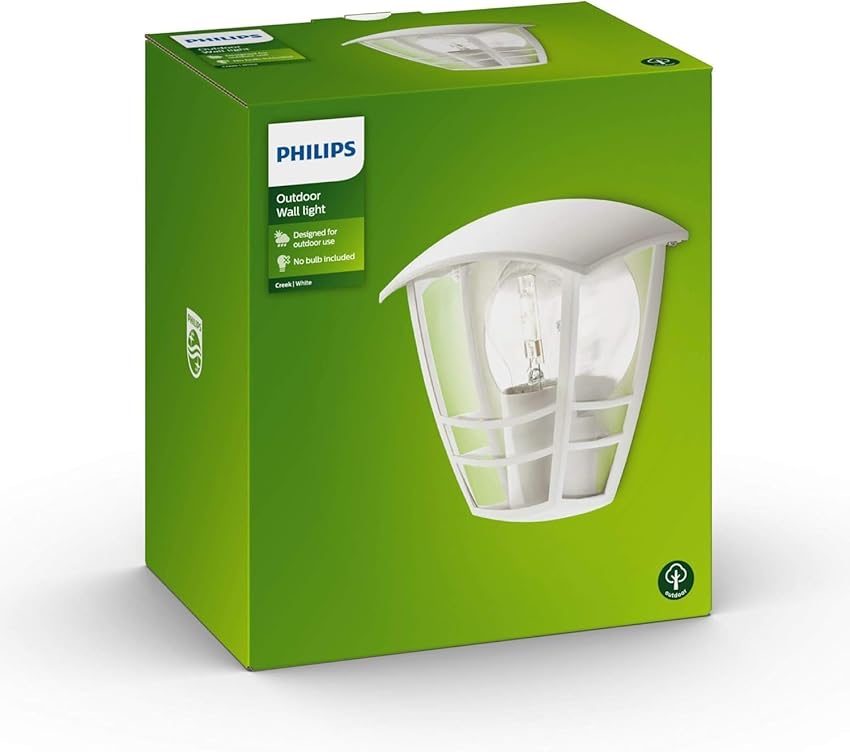 Thumbnail 1 de Philips MyGarden Creek Aplique Exterior E27 🌿 19.5 cm