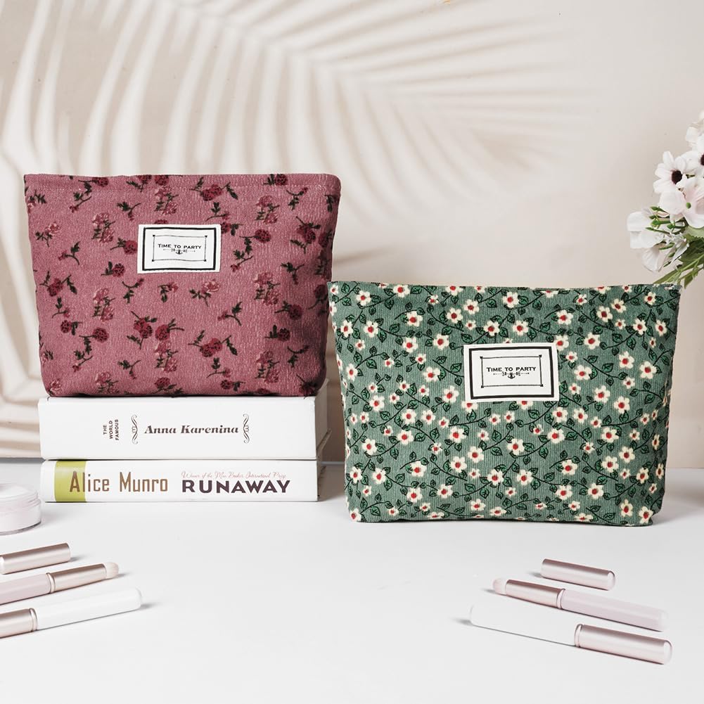 Thumbnail 6 de Aucuu Neceser Maquillaje Floral Mujer 🌺 Bolsas de Viaje Multifuncional