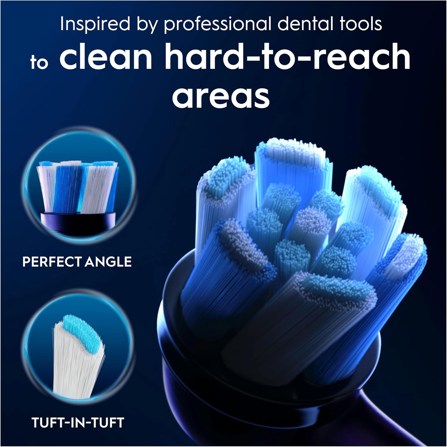 Detalle de Oral-B iO replacement brush heads, 4-pack
