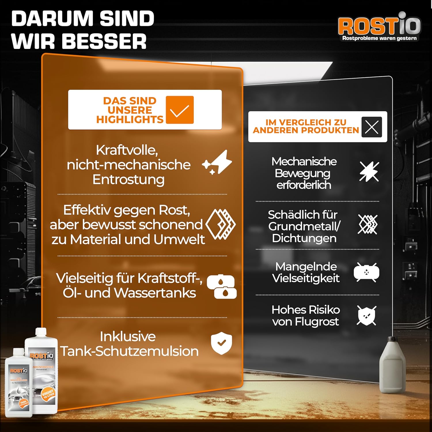 Thumbnail 4 de Rostio Tankentroster Set 1L