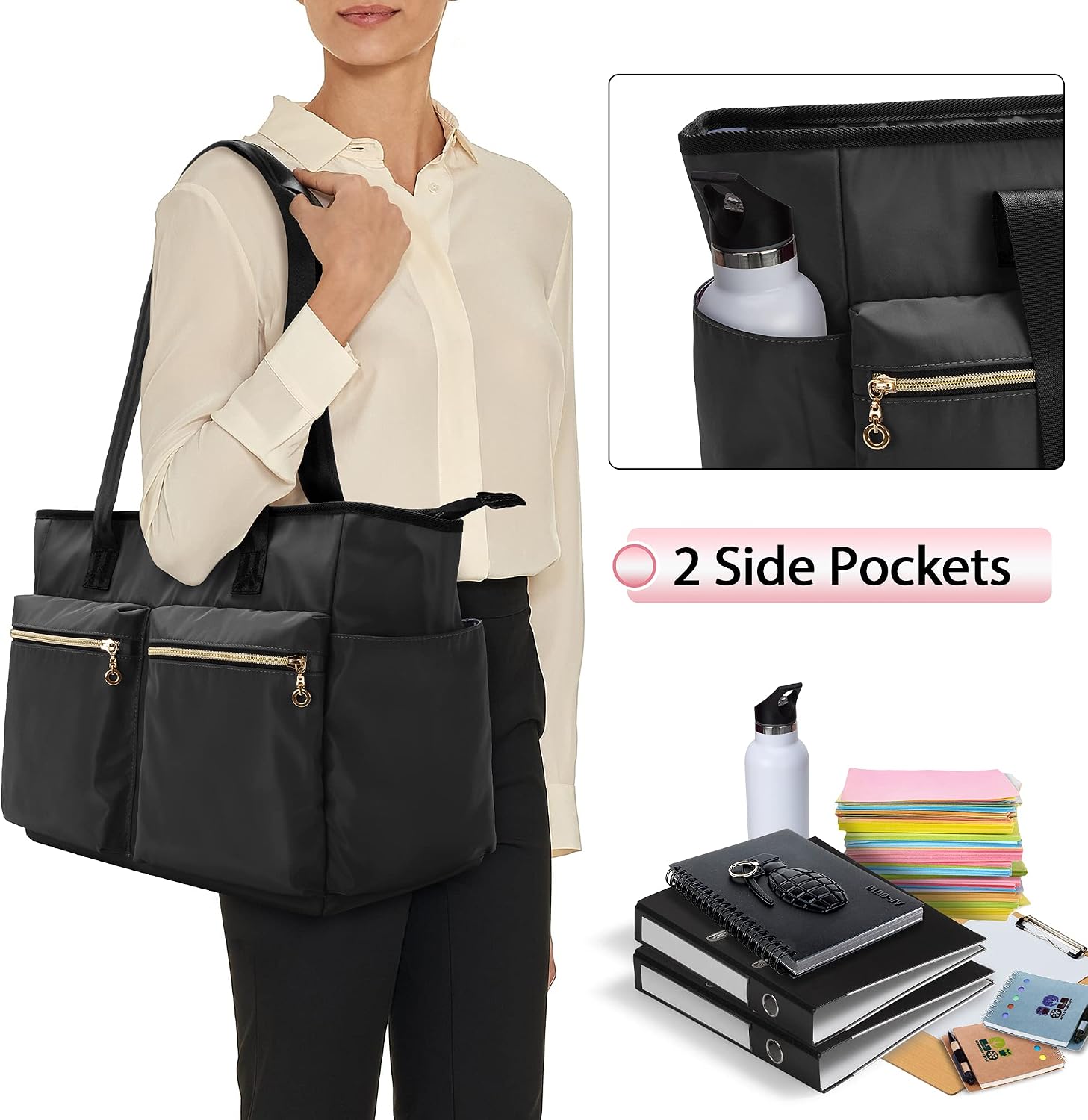 Thumbnail 4 de Damero Portable Teacher Tote Bag 15.6 Inch Laptop Sleeve