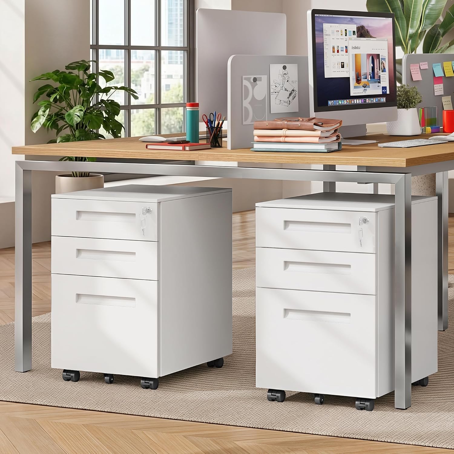 Thumbnail 5 de DEVAISE File Cabinet, 3 Drawers