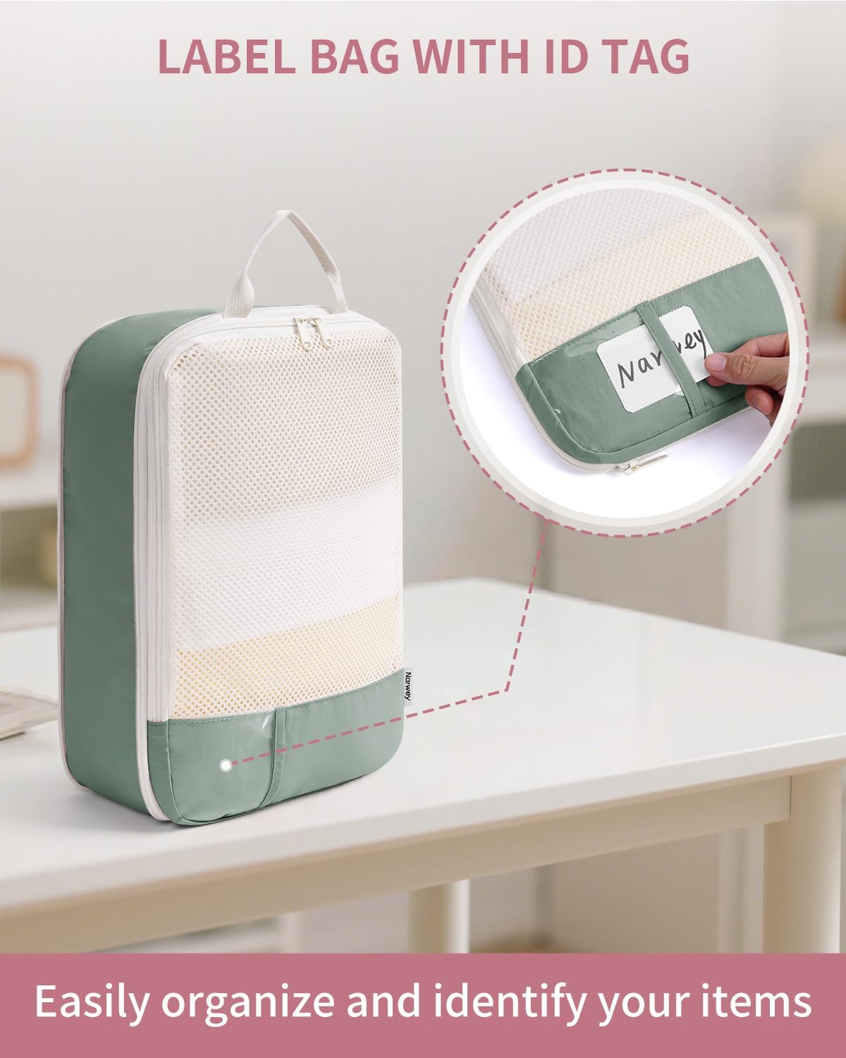 Thumbnail 5 de Narwey 6 Set Compression Packing Cubes