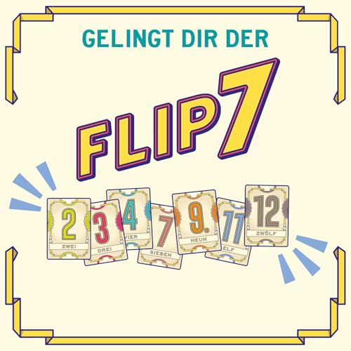 Detalle de Kosmos Flip 7 – Kartenspiel mit schnellem Black-Jack-Prinzip für großen Spielspaß