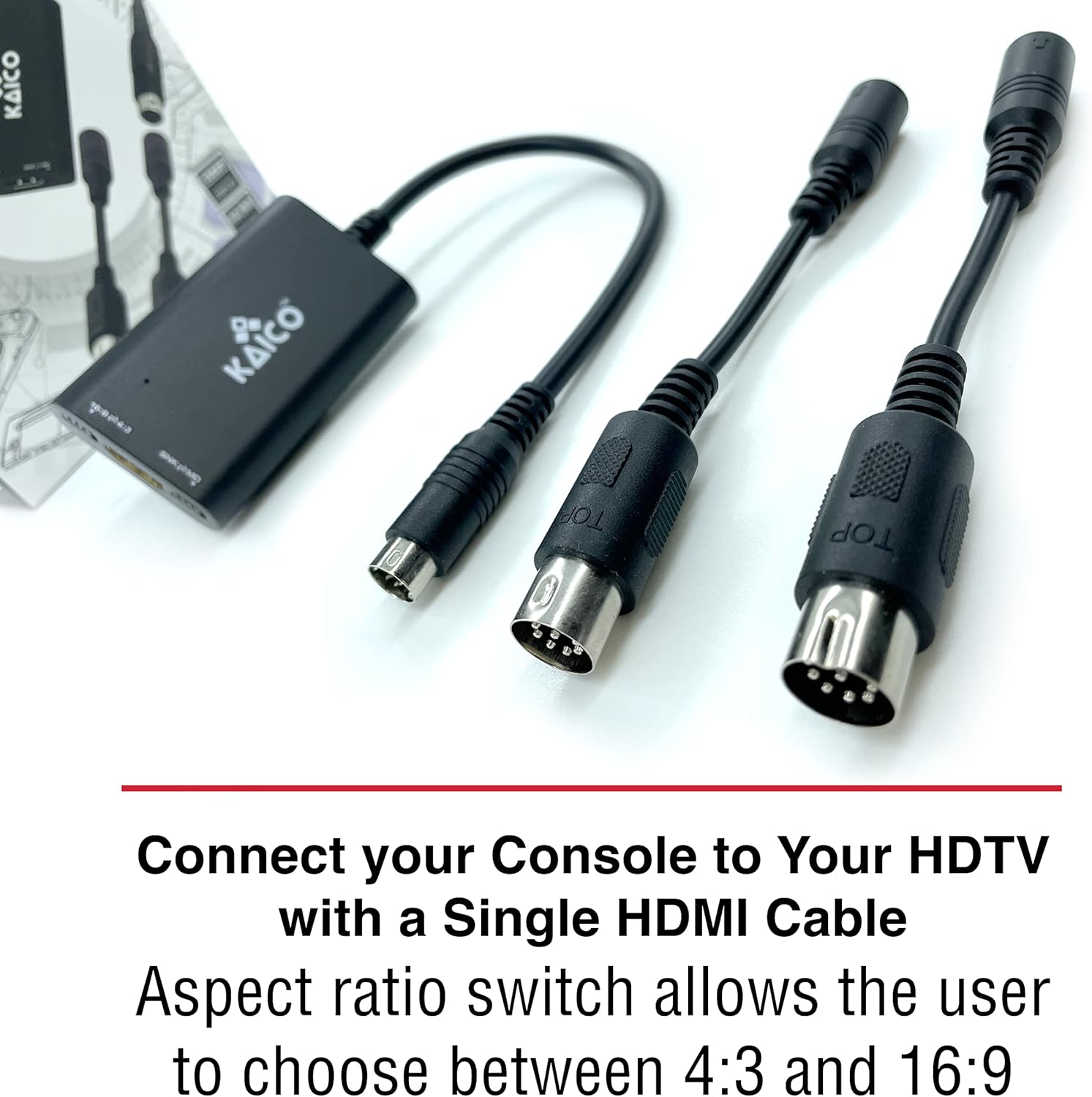 Thumbnail 4 de Kaico SEGA Megadrive 1080p HDMI Adapter for Sega Genesis (PAL/NTSC) with Aspect Ratio Switch & S Video Output