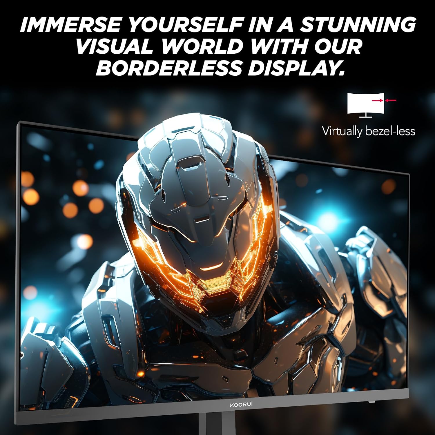 Thumbnail 6 de KOORUI G2411P 24 inch Gaming Monitor (200Hz, Fast IPS, HDR 400, 1ms) with Adaptive Sync