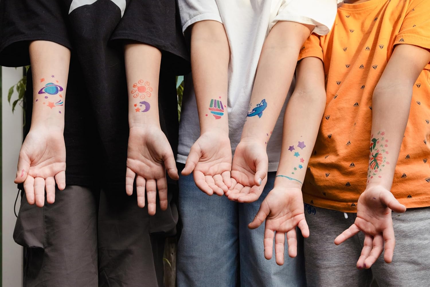 Thumbnail 6 de BIC Kids Kit Tatuajes Temporales 🎨, 5 Rotuladores + Plantillas