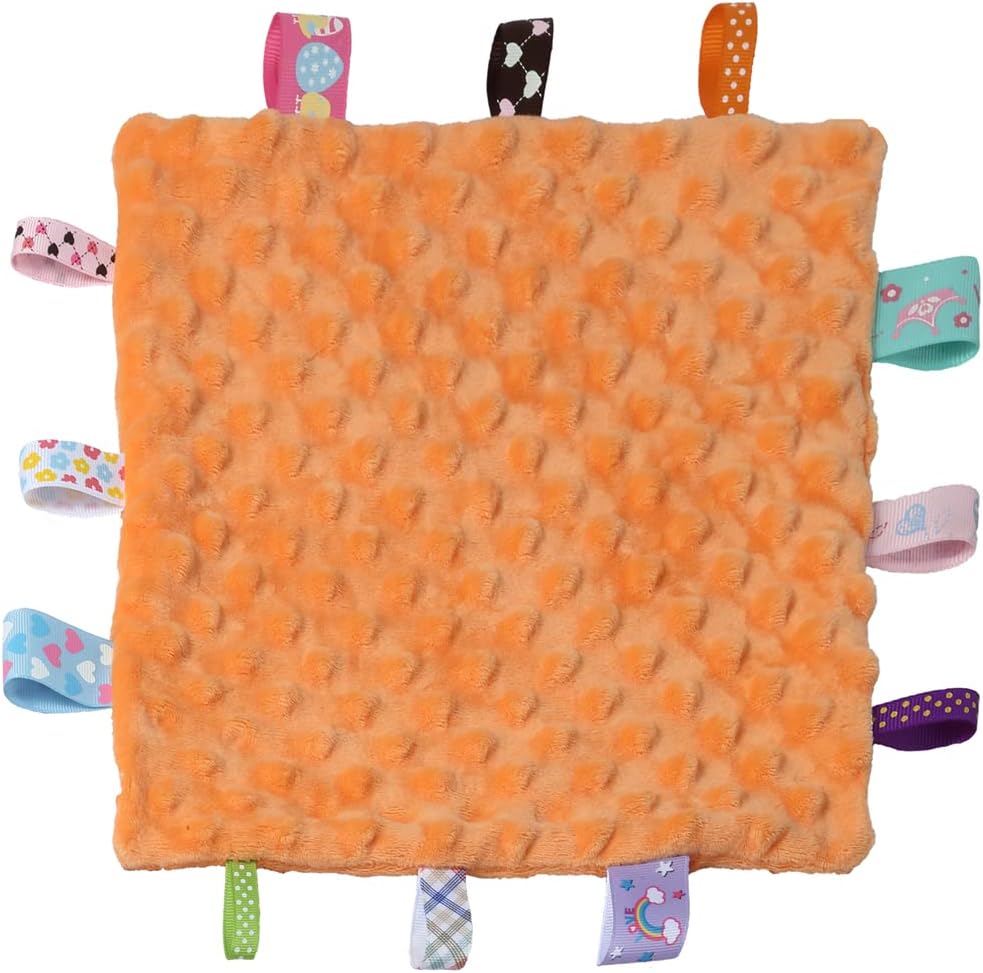 Thumbnail 3 de CREVENT Soft Plush Animal Face Baby Comforter and Lovey Security Blanket (Orange Fox) 34 x 34 cm