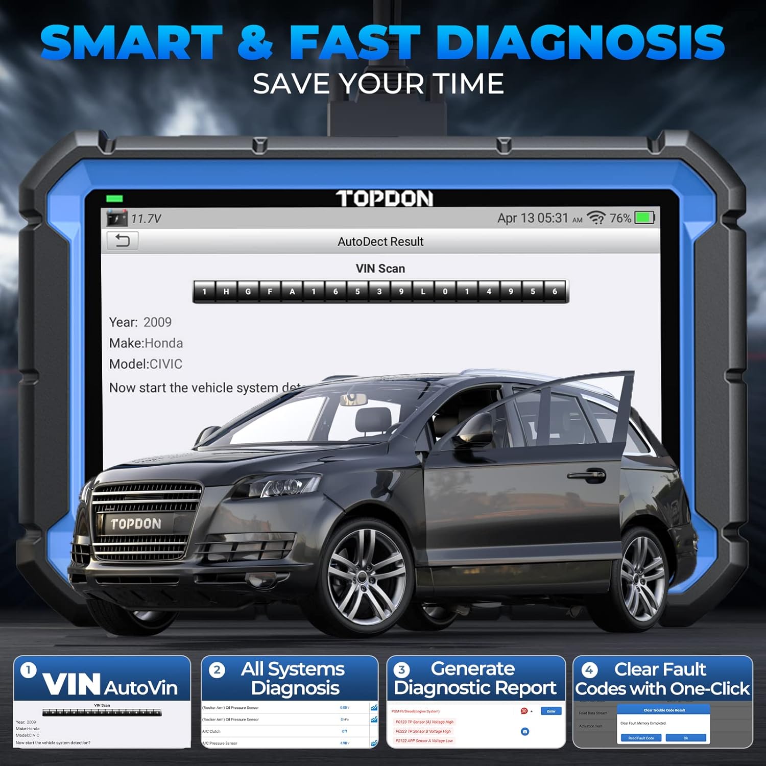 Thumbnail 6 de TOPDON ArtiDiag Pro Diagnosegerät 35 Funktionen