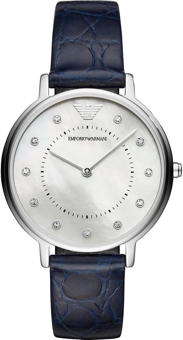 Thumbnail 5 de Montre Emporio Armani pour femme 32 mm à quartz à deux aiguilles avec bracelet cuir ou tissu