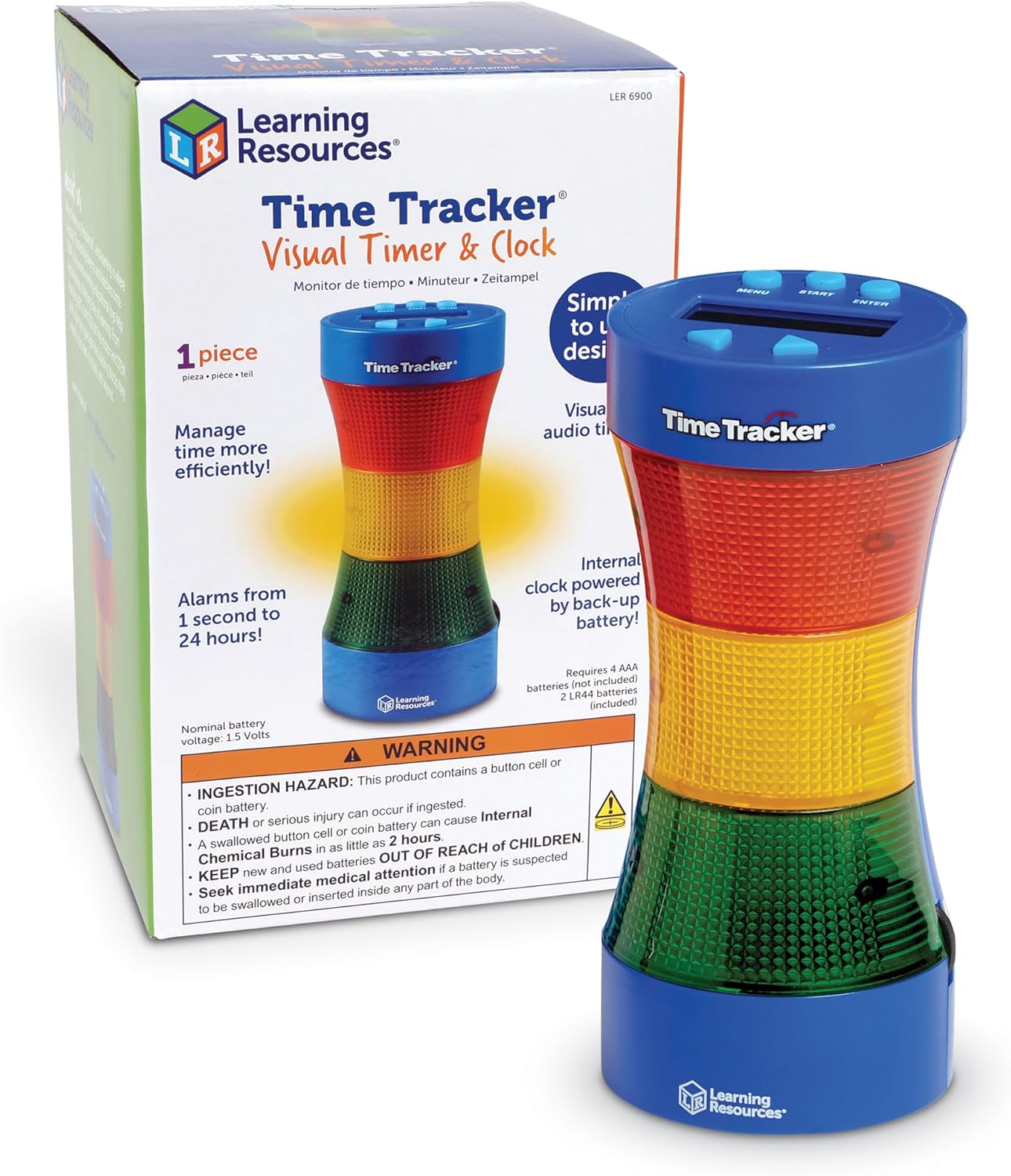 Learning Resources Time Tracker 2.0 timer didattico per bambini ⏱