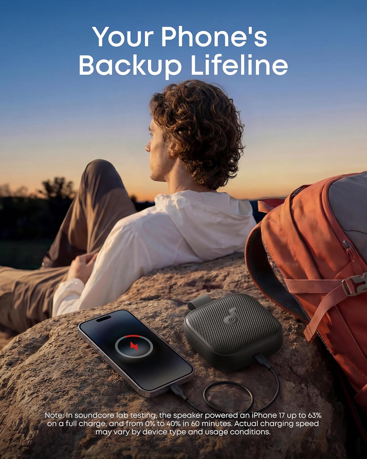 Thumbnail 5 de Soundcore Boom Go 3i Portable Bluetooth Speaker by Anker: 15W Power, 24H Battery, IP68 Ruggedness