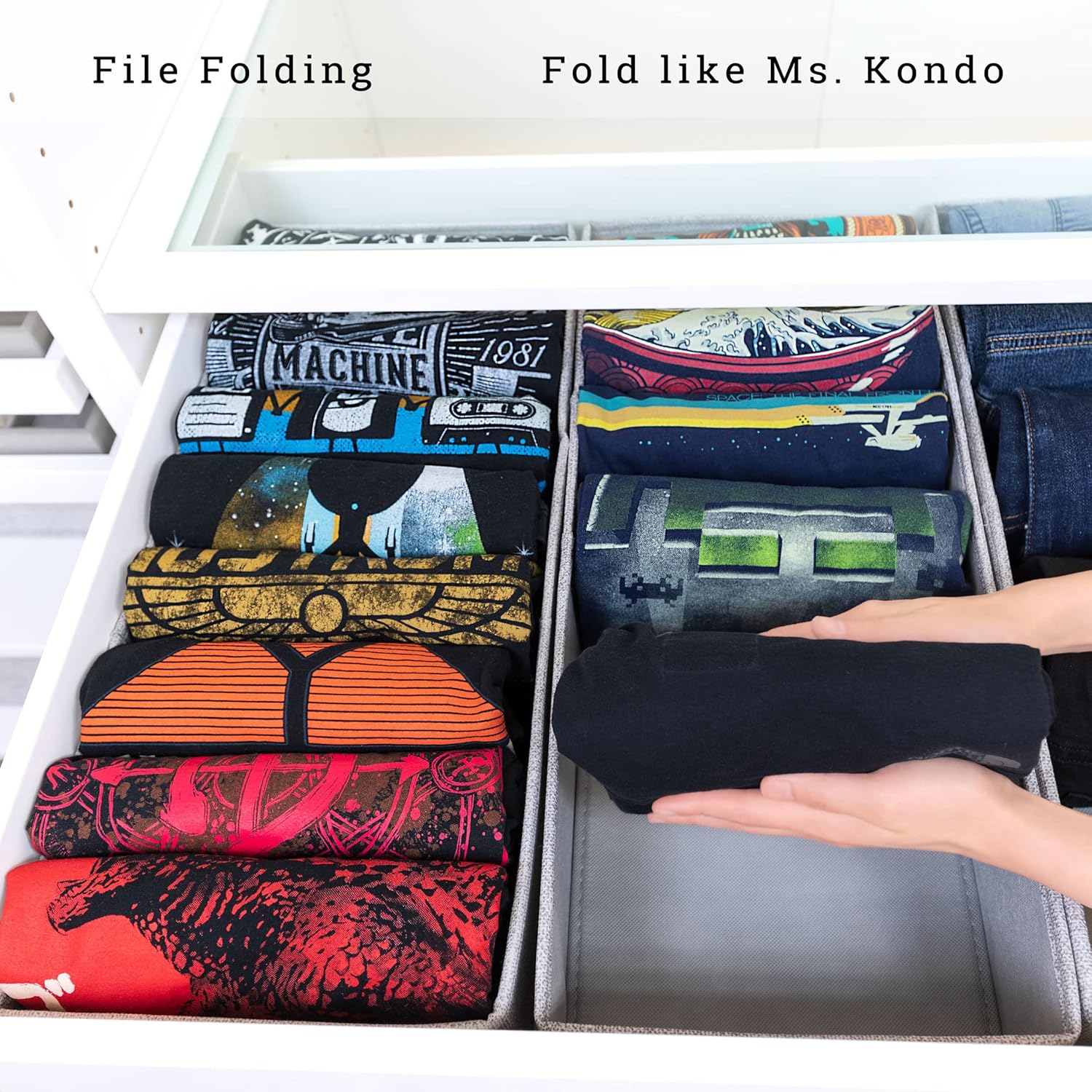 Detalle 2 de SIMPLE JOY PAX100 FileFolding Box für IKEA Pax 4er Set