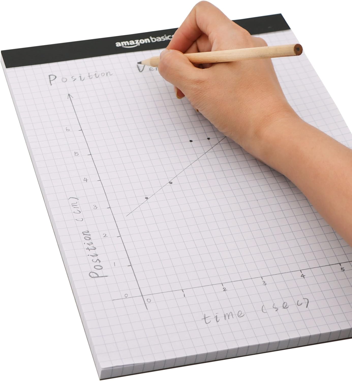 Thumbnail 6 de Amazon Basics blocs de papier quadri-roulés 21,5 x 29,8 cm – Lot de 2, Blanc