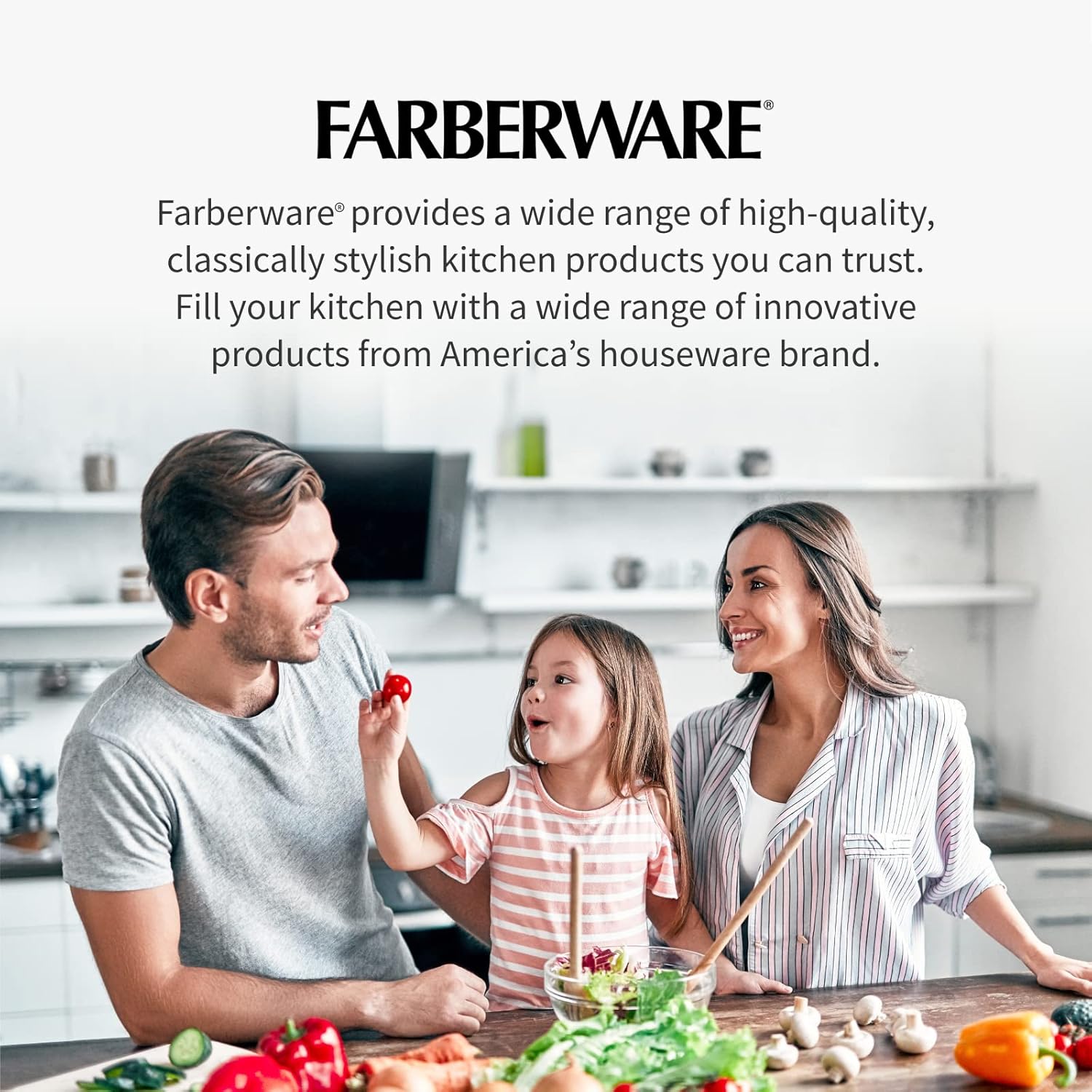 Thumbnail 6 de Farberware Easy to Use Pro Pump Spinner Salad Spinner with Bowl, Colander & Built-In Draining System, 6.6 Quart (Green)