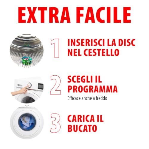 Detalle de Dixan DISCS 4in1 Color Detersivo lavatrice, 60 lavaggi – pulizia profonda e colori vivaci