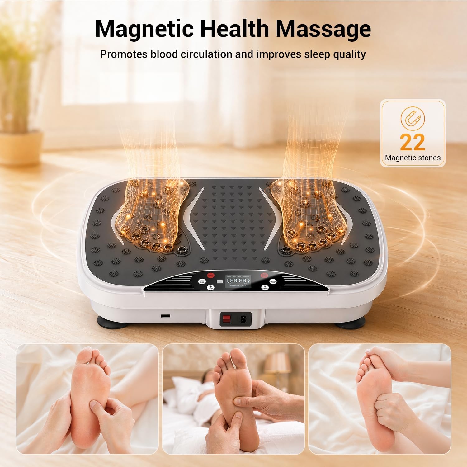 Detalle 2 de Vibration Plate Exercise Machine: Full Body Shaker for Home Use