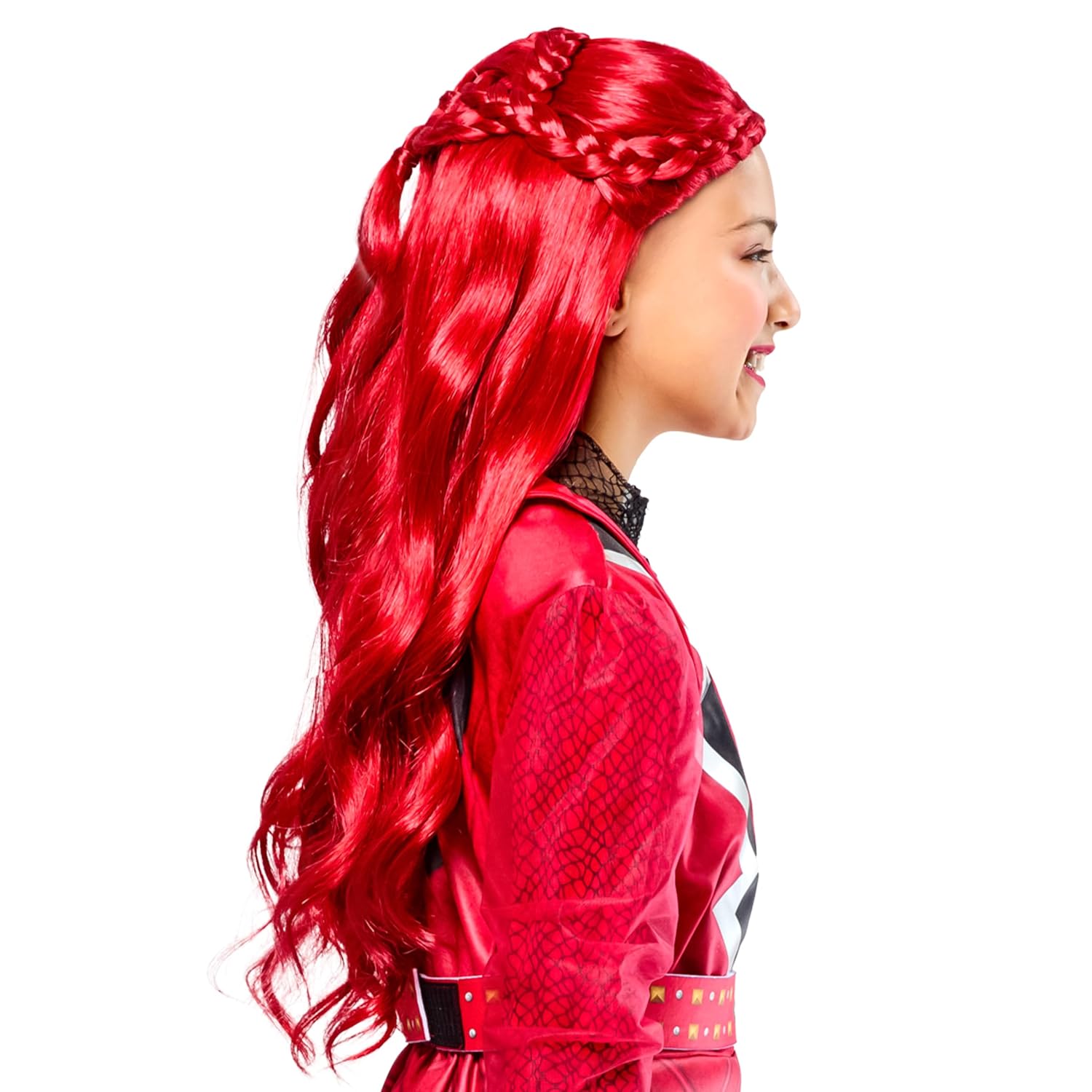 Thumbnail 4 de Party City AM0031 Disney Descendants Wicked Wonderland Red Wig, One Size