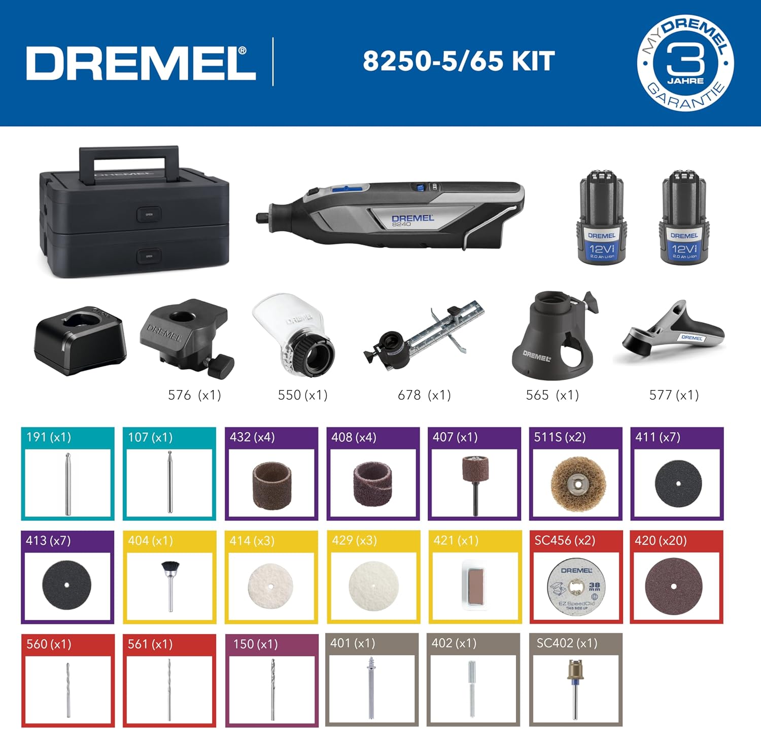 Thumbnail 2 de Dremel 8240 Akku-Multitool 12V 🛠