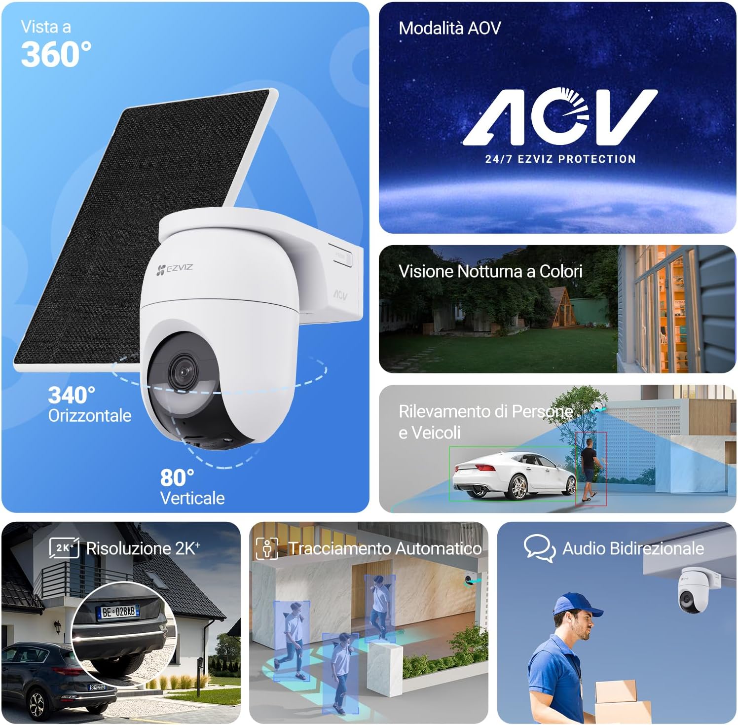 Thumbnail 1 de EZVIZ CB8 Lite 2K+ telecamera 5200 mAh