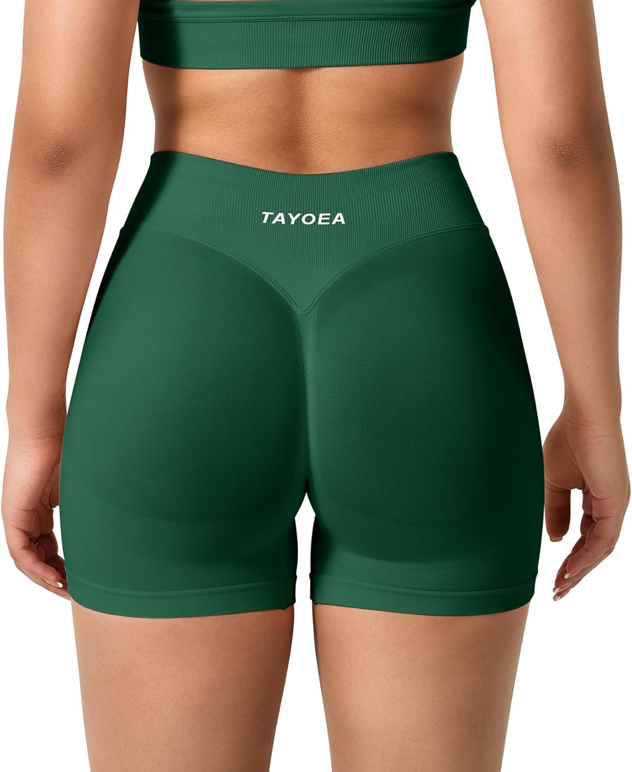 Thumbnail 5 de TAYOEA Damen Sportshorts Scrunch Push Up Nahtlos – Kurze Leggings, Po-Lifting und Yogahosen