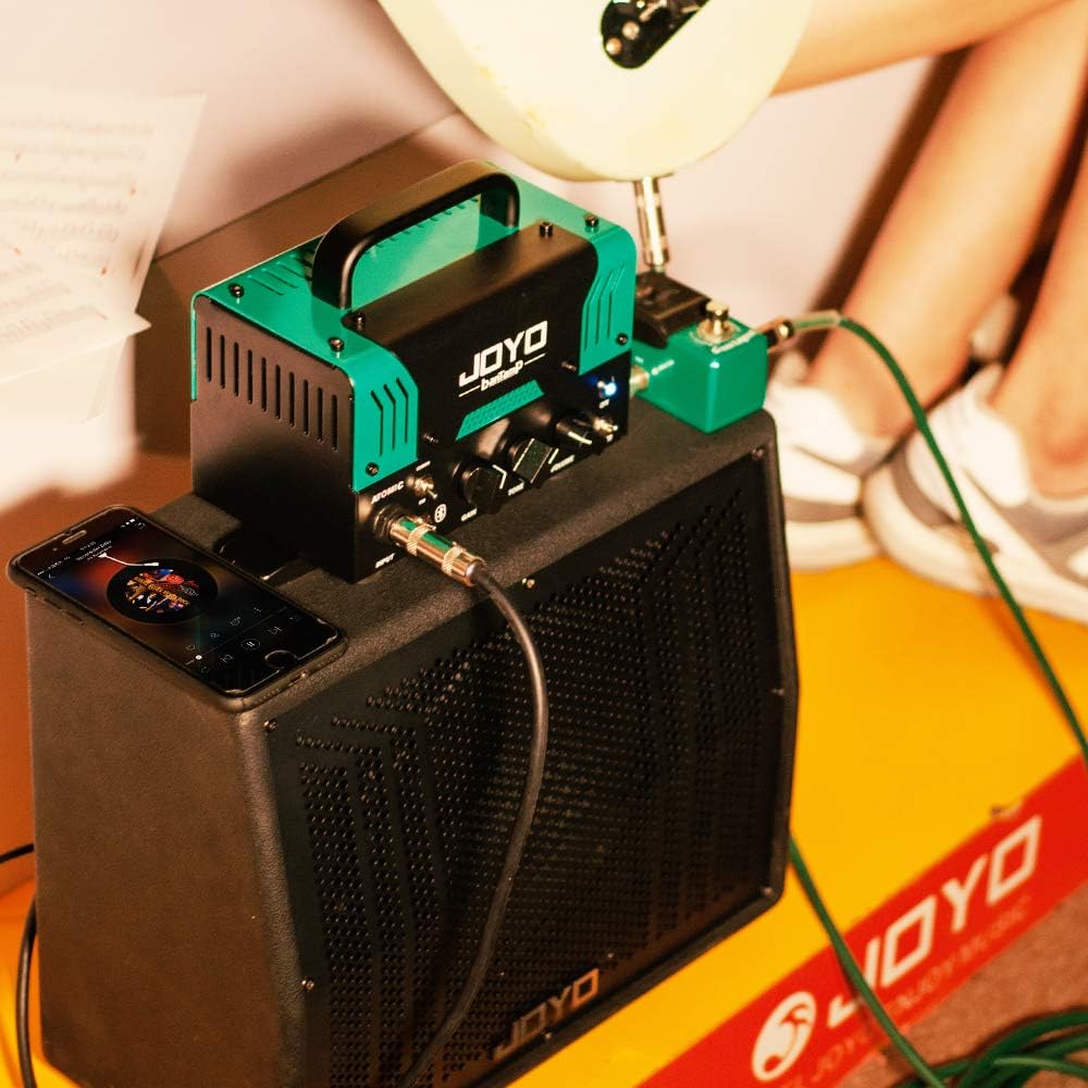 Detalle 1 de JOYO Manufacturer-JOYO-BTP-ATOMIC Mini Guitar Amp Head, 20W Hybrid Tube, Bluetooth