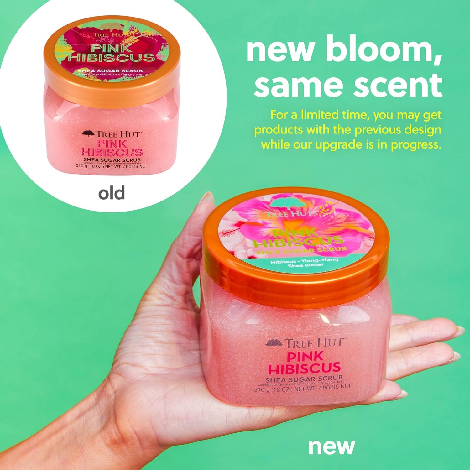 Thumbnail 2 de Tree Hut Pink Hibiscus Shea Sugar Scrub (532 ml) – Zuckerpeeling für sanfte, hydratisierte Haut