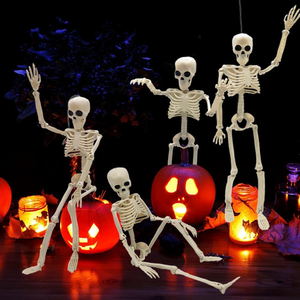Detalle 1 de Posable Skeleton Decorations, 15.7-Inch