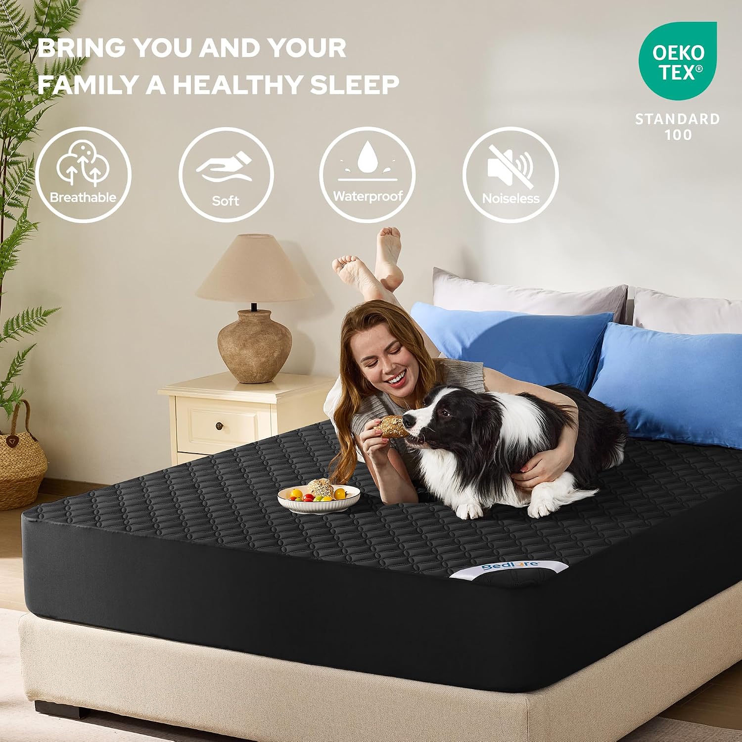 Thumbnail 2 de BEDLORE Waterproof Mattress Protector, Cal King