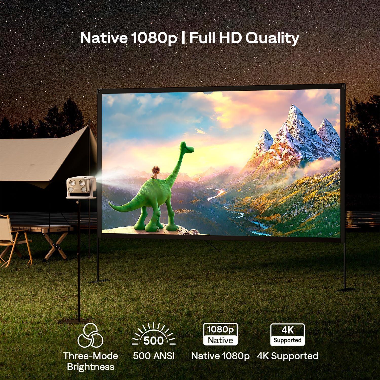 Thumbnail 3 de Aurzen BOOM mini 500 ANSI streaming projector