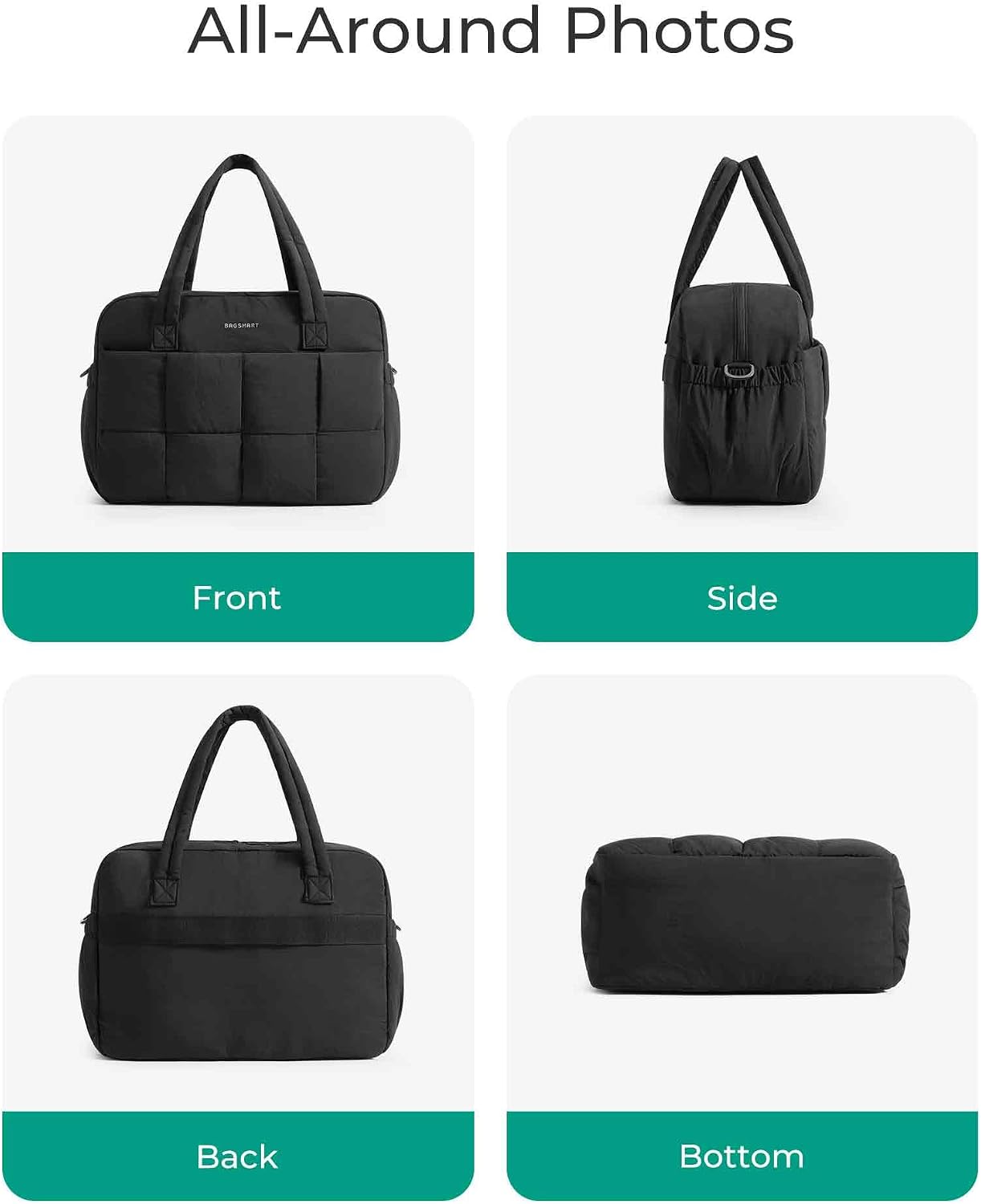 Thumbnail 3 de BAGSMART 24L travel bag for overnight trips with wet pocket and laptop compartment