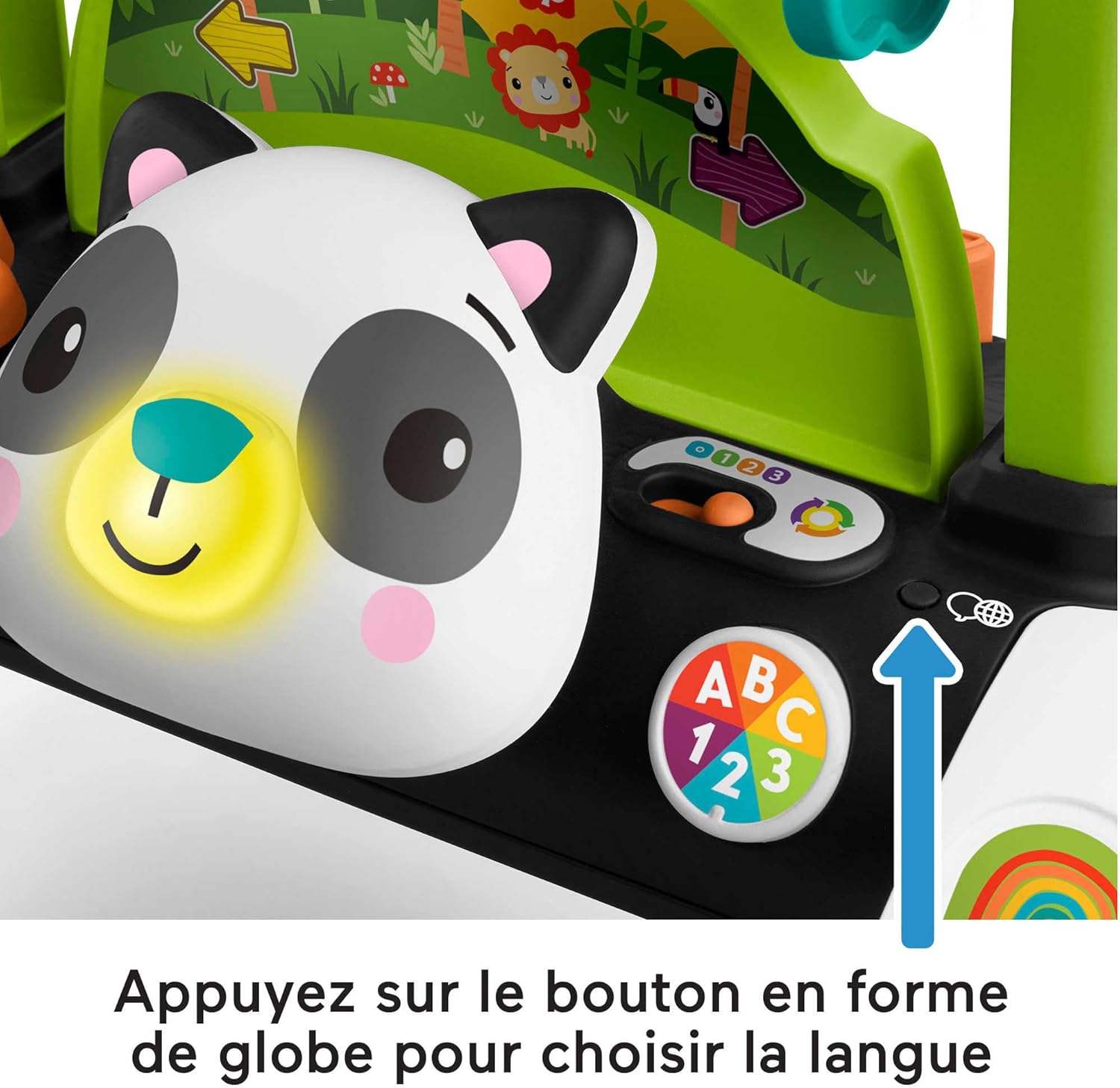 Thumbnail 2 de Fisher-Price Trotteur à 2 côtés « Rythme Stable et Régulier » HJY73