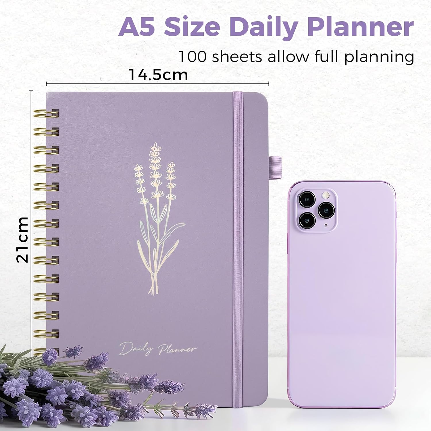 Detalle de Umriox Daily Planner A5, 14.5x21cm