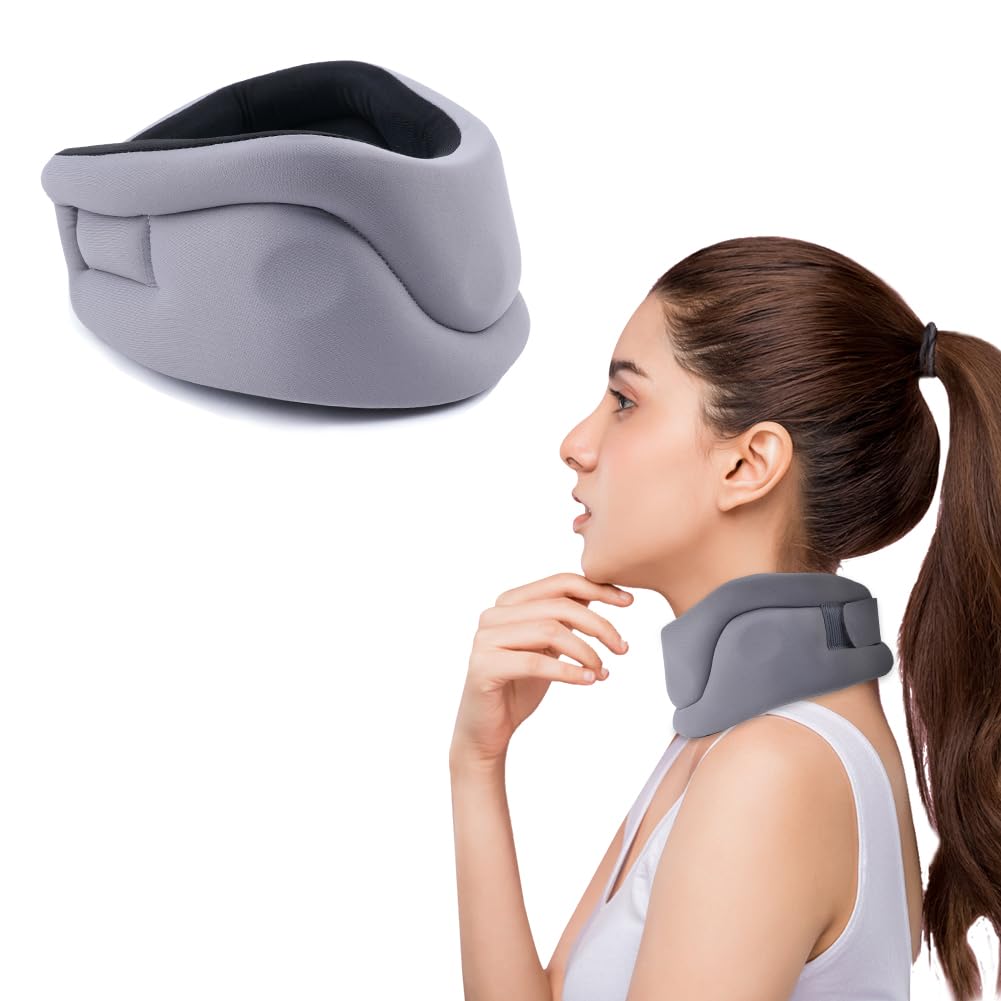 Detalle de ACWOO Collier Cervical – Minerve cervicale douce et réglable pour soulager les douleurs du cou