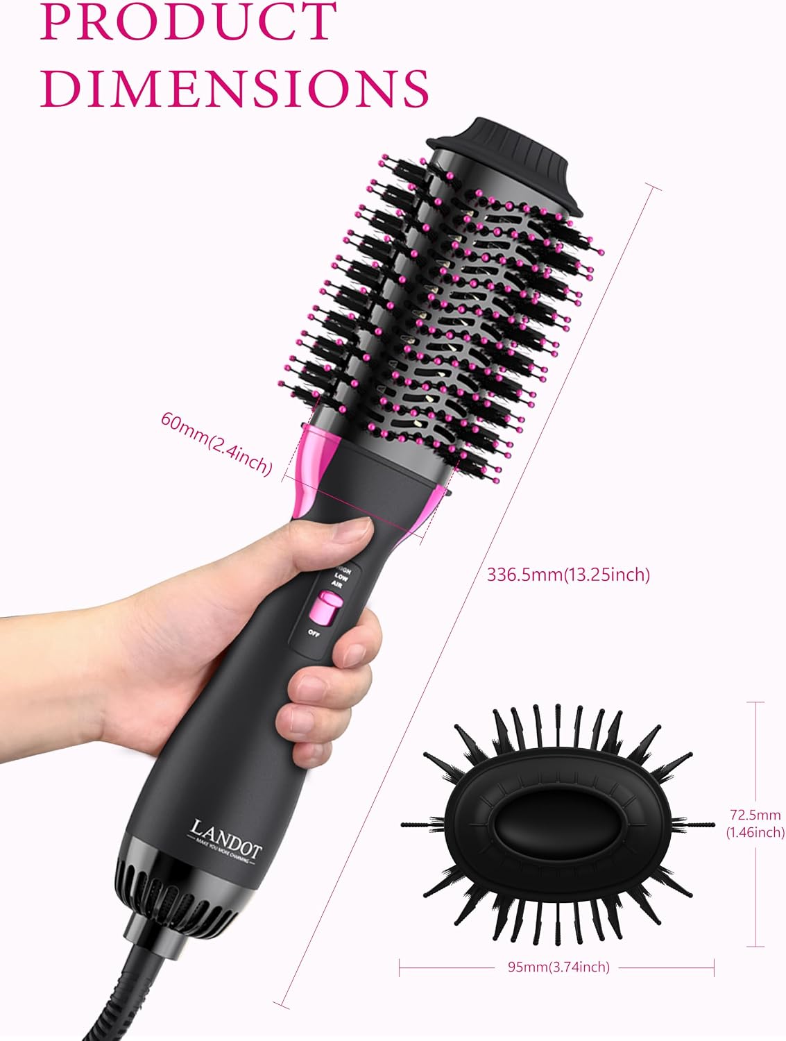 Thumbnail 6 de Hair Dryer Brush Blow Dry 60mm