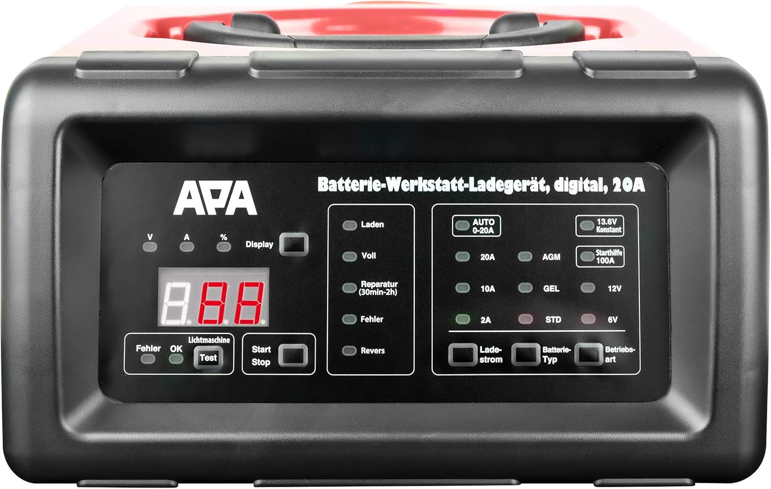 Thumbnail 1 de APA 16623 Werkstattladegerät 12 V / 6 V – Zuverlässiges Ladegerät für die Werkstatt