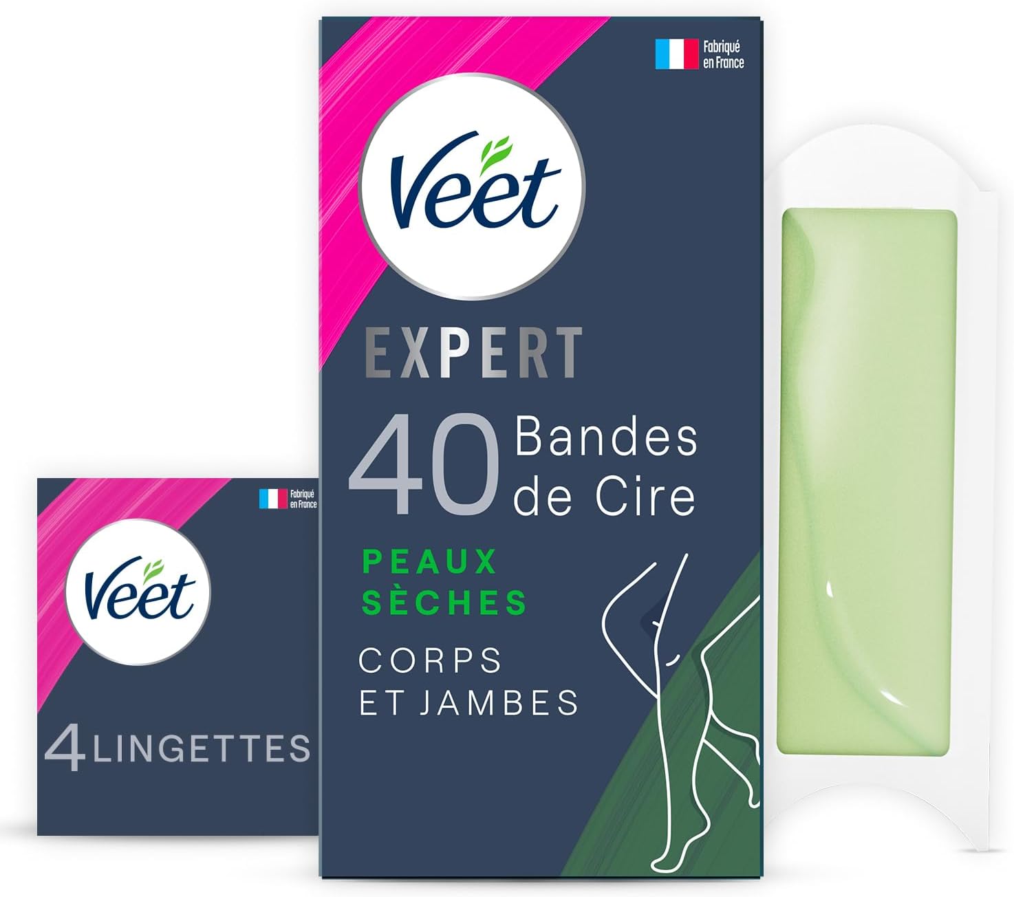 Detalle de Veet EXPERT 40 bandes cire froide Corps & Jambes