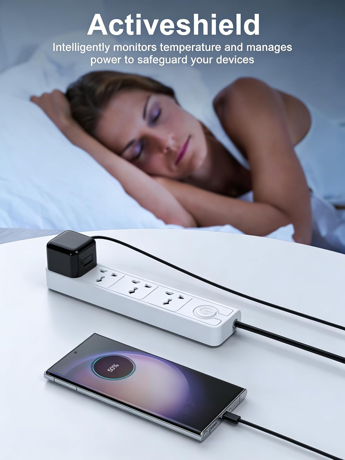 Detalle de Samsung 25W fast charger with 2m USB-C cable