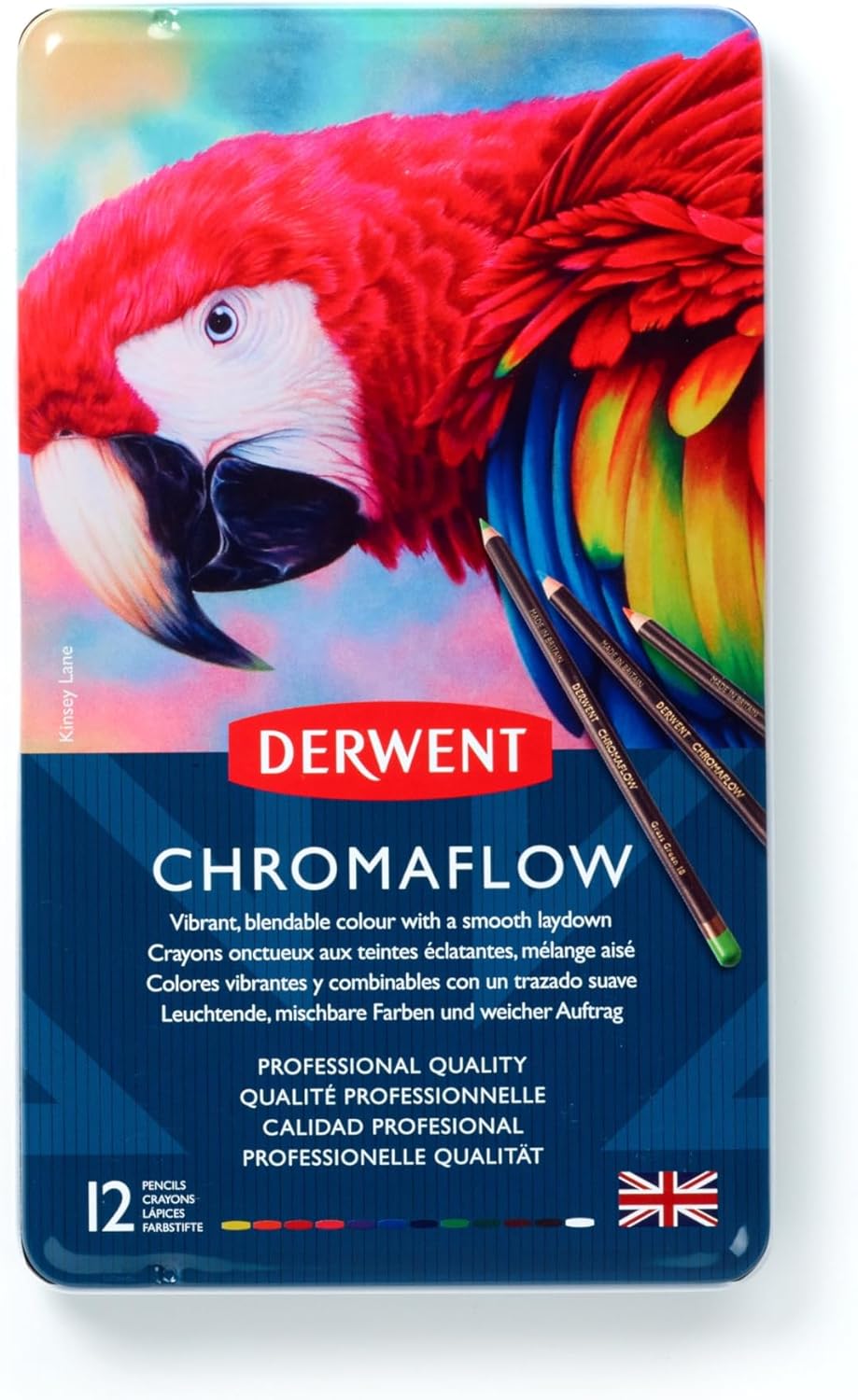 Derwent Chromaflow 12 crayons de couleur 🖍️