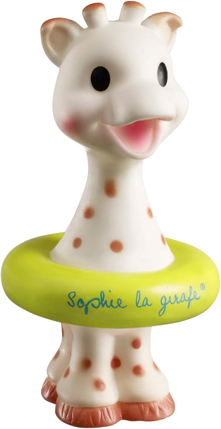 Detalle 2 de Sophie la girafe badleksak med flytande giraff i ftalatfri vinyl