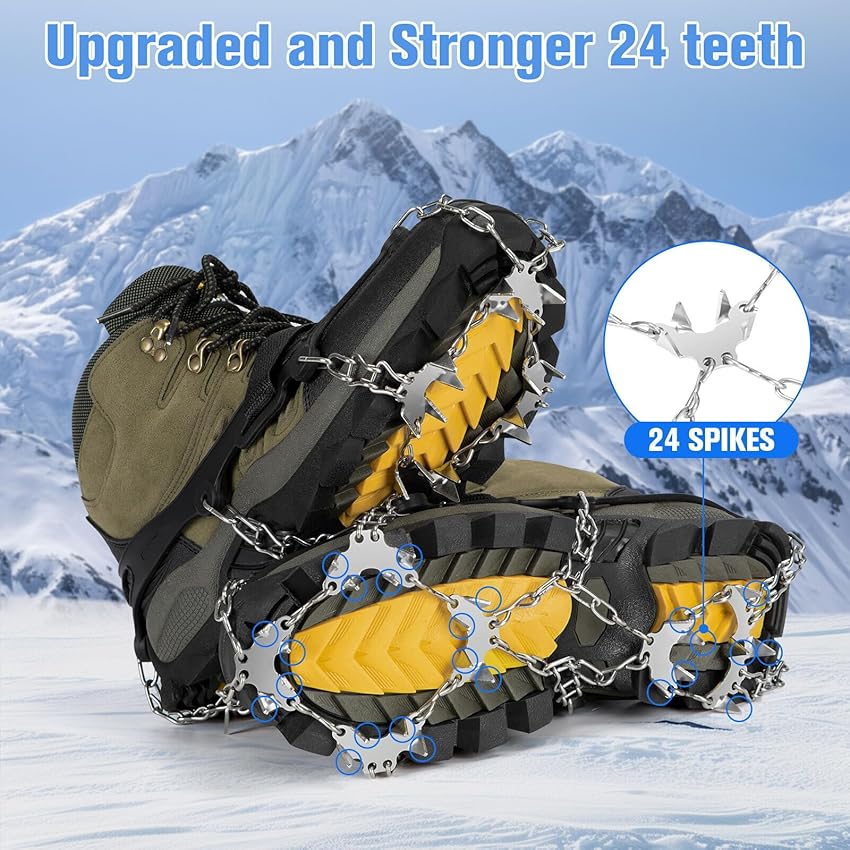 Thumbnail 1 de Tomaje 24-Spike Ice Crampons for Shoes