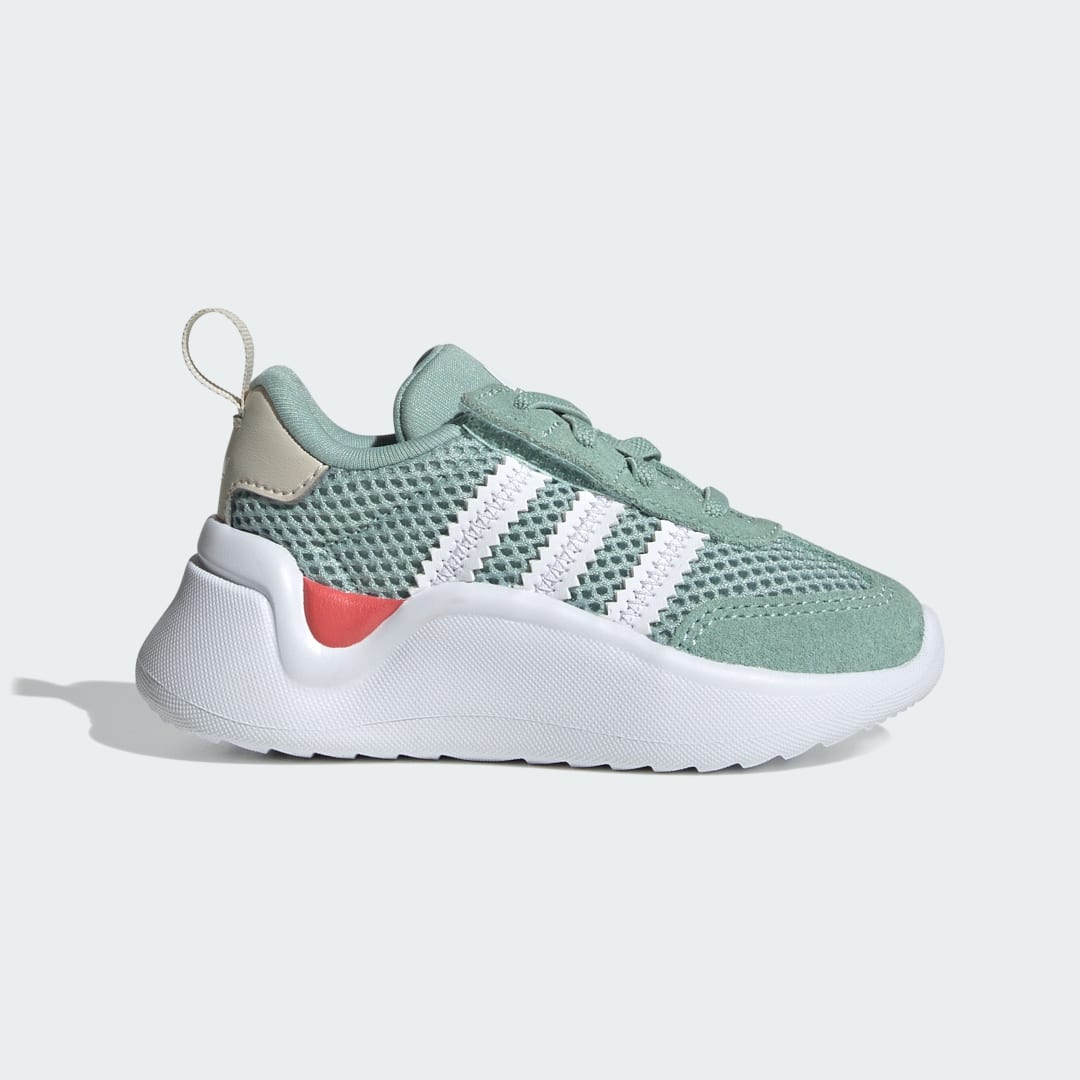 Detalle de Adifom 70s Comfort Closure Elastic Laces (Bebé) – Adidas, verde