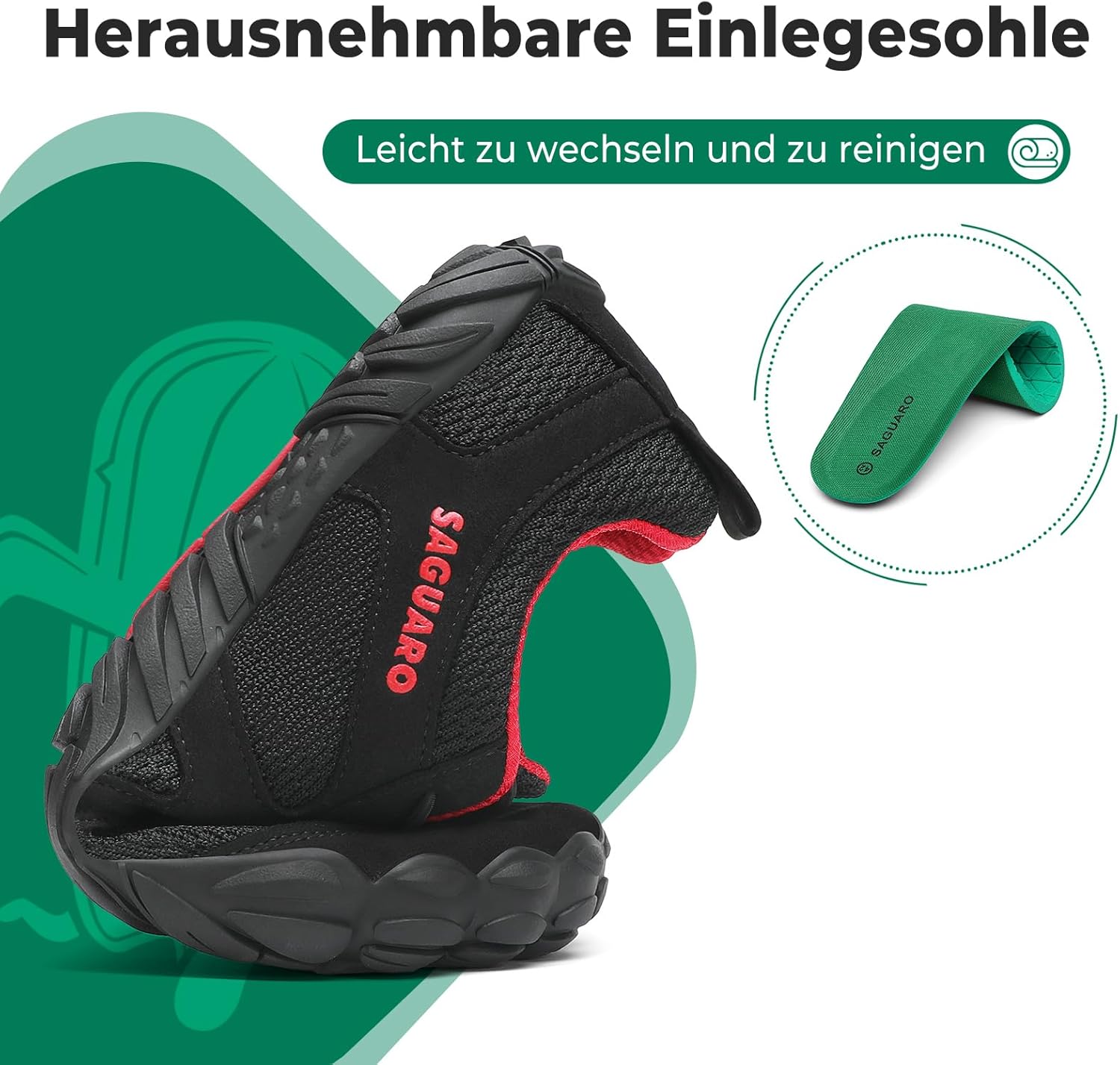 Thumbnail 5 de SAGUARO Knit Barfußschuhe rutschfest – Zero-Drop Barfußschuhe für Damen & Herren, Größe 36–48