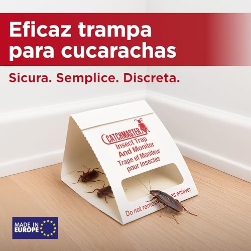 Detalle de Catchmaster 100i – Trampas adhesivas para cucarachas (30 unidades) sin toxinas ni biocidas