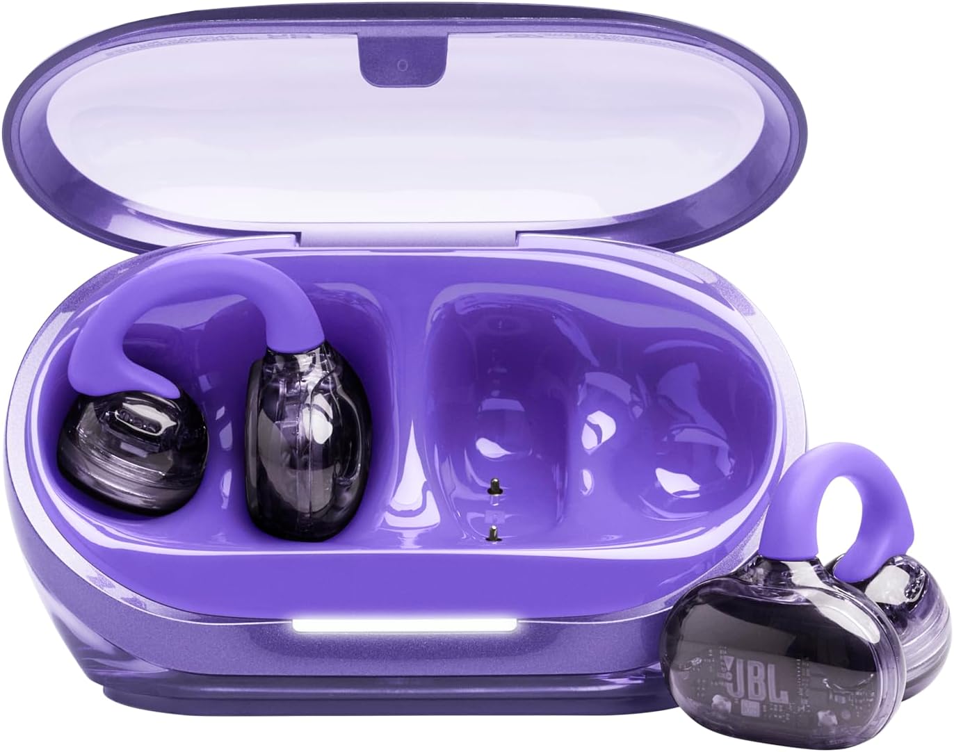 Detalle de JBL open-ear headphones, purple