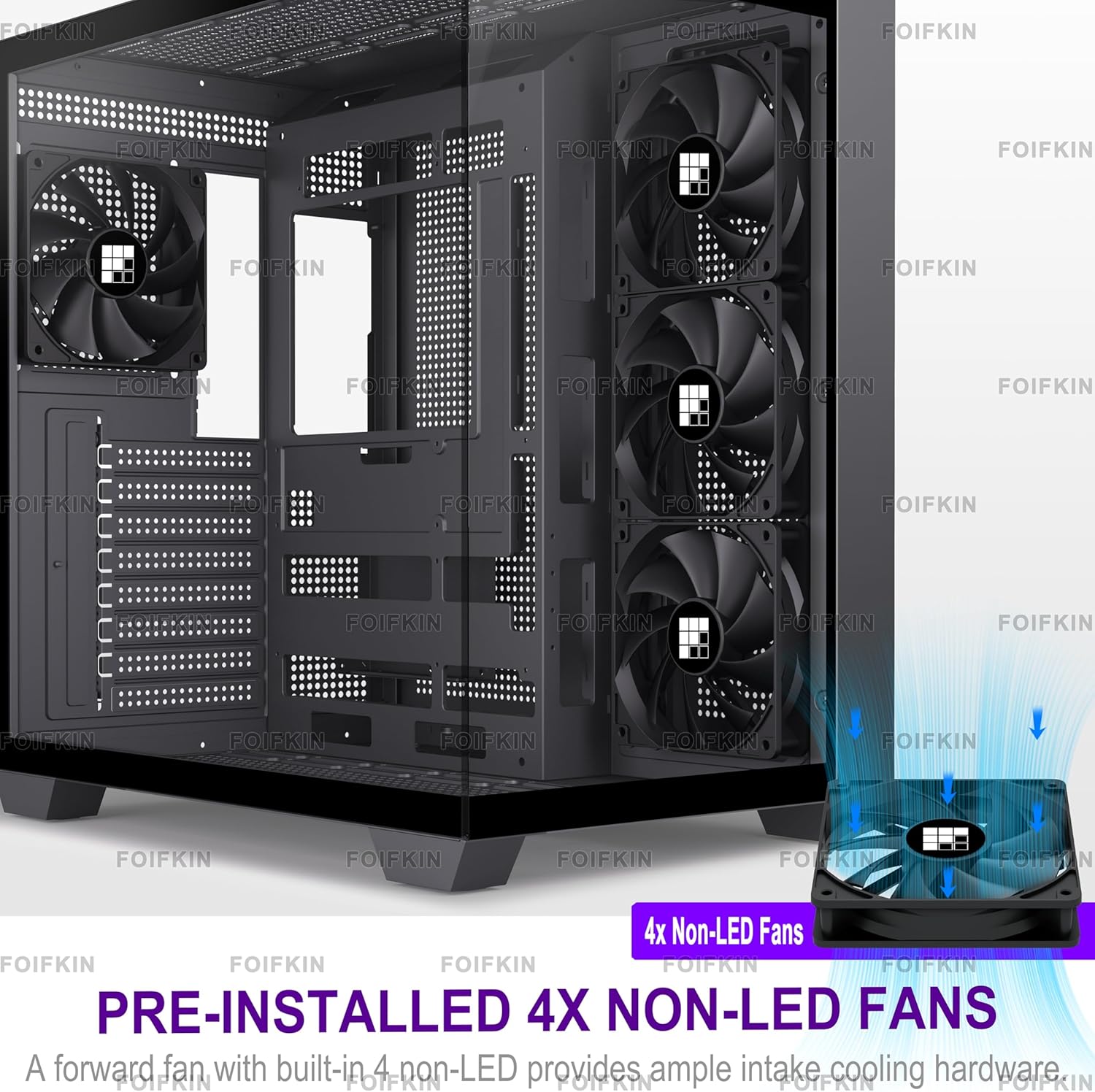 Thumbnail 4 de FOIFKIN F300 case PC gaming 270°