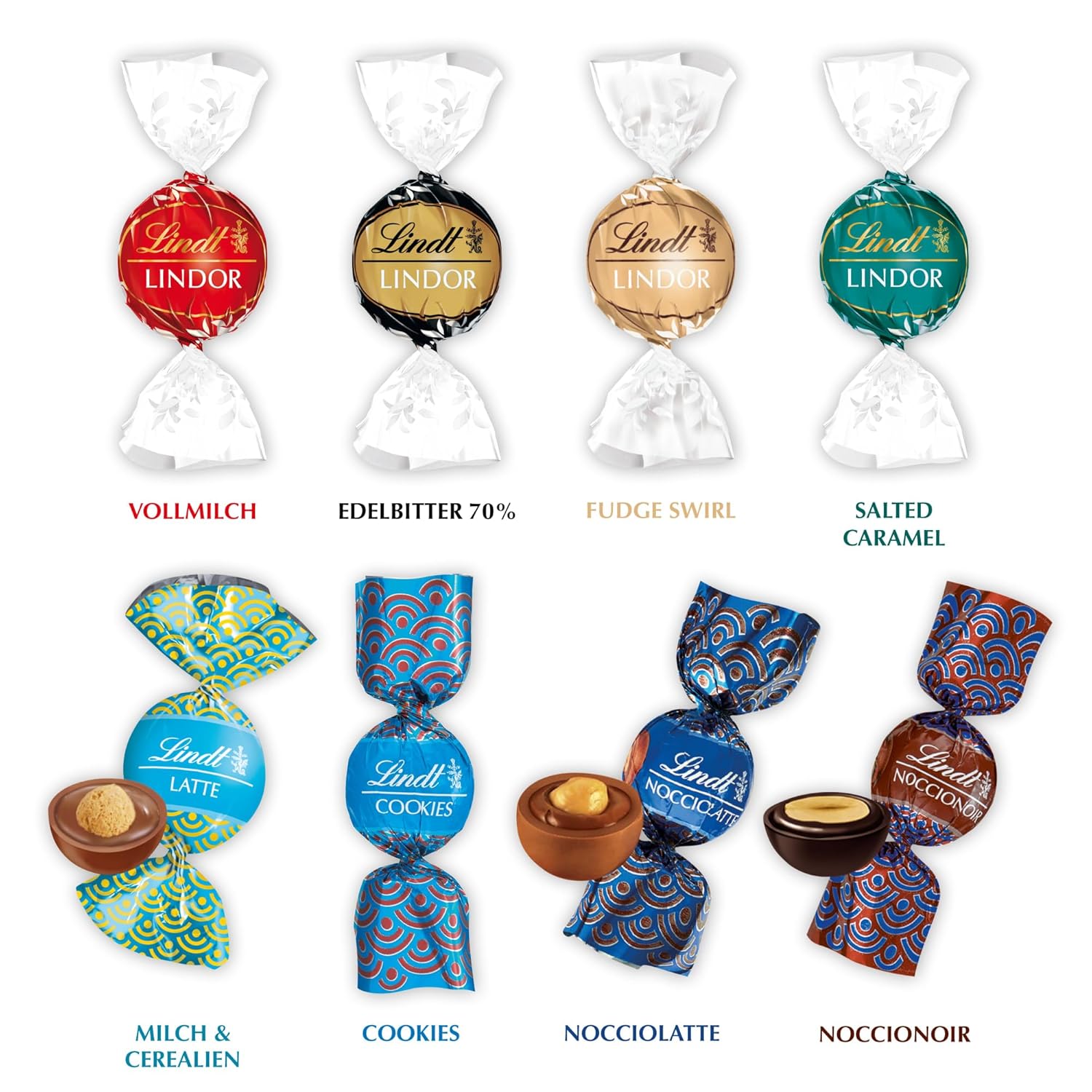 Thumbnail 1 de Lindt Lindor & Roulette Mischung Großpackung – 1473 g
