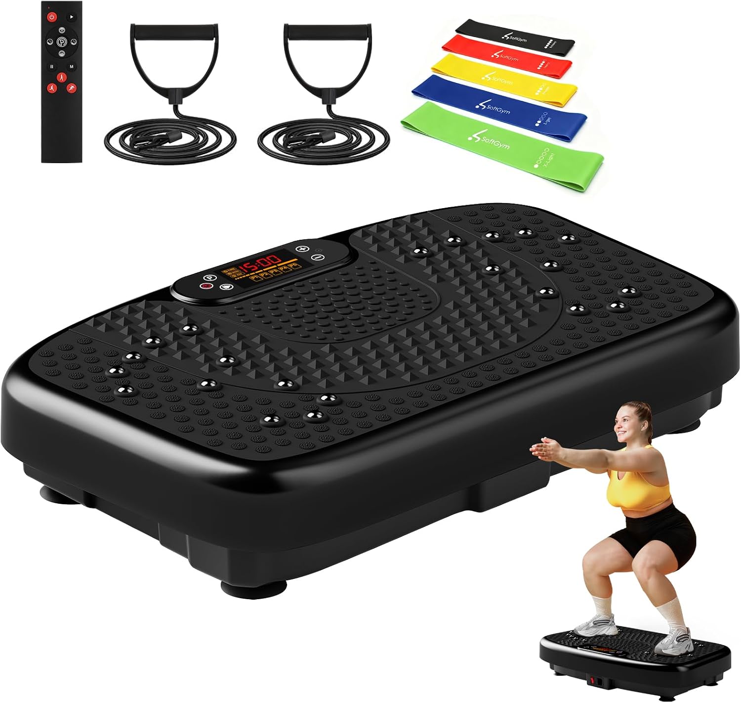 Detalle de SoftGym Vibration Plate 204 kg Capacity