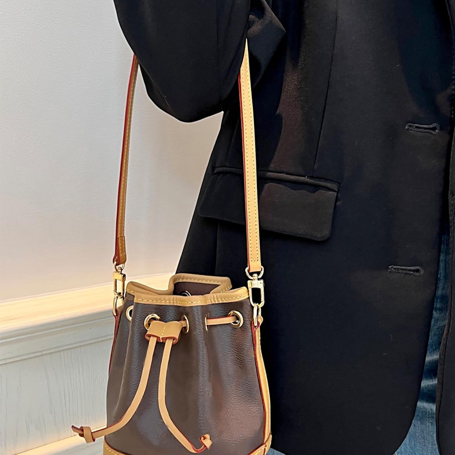 Thumbnail 6 de Leder Schulterriemen 60 cm für Handtaschen